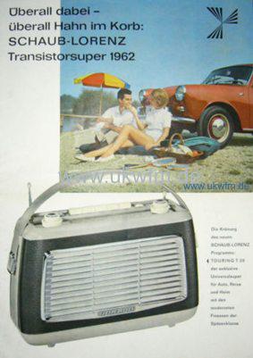 Schaub-Lorenz Touring Werbung aus dem Jahr 1962