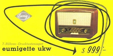 Eumig Eumigette 382W ZF-Umschaltung