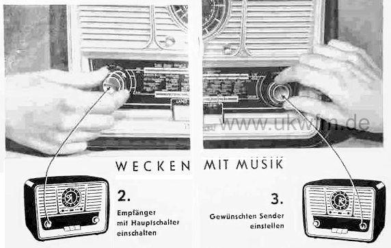 Telefunken Jubilate Uhrenradio